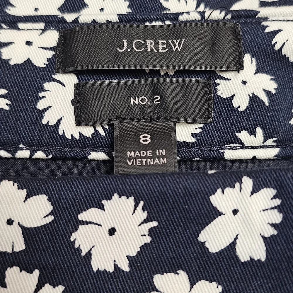 EUC J. CREW NO. 2 FLORAL SKIRT - Picture 3 of 4